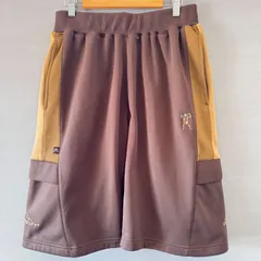 00's adidas アディダス Kevin Garnett “KG” ジャージワイドハーフパンツ トラックパンツ ショーツ 短パン 裏フリース ブラウン 茶 メンズ Lサイズ