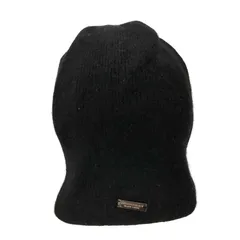 バーバリーブラックレーベル BURBERRY BLACK LABEL ロゴプレート ニット帽 メンズ 表記無 