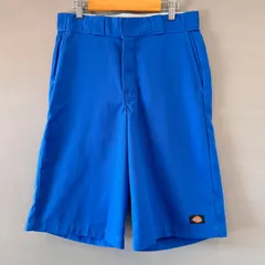 00's Dickies ディッキーズ Loose Fit ルーズフィット ワイドハーフパンツ 短パン ショートパンツ ワークショーツ 青 ブルー メンズ サイズ W30