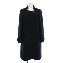 ユナイテッドアローズ UNITED ARROWS ロングコート ウール 38 紺 ネイビー ダブルブレスト 1525-268-0070 /YM