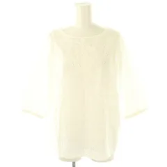 アーバンリサーチ ドアーズ URBAN RESEARCH DOORS カット刺繍バルーンスリーブブラウス 七分袖 プルオーバー コットン ONE 白 /NR ■OS