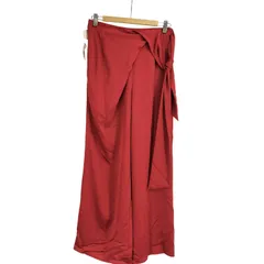 ユーズドフルギ USED古着 {{SEASON STYLE LAB}} リボン サテンワイドパンツ レディース JPN：38 