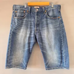 90's Levi's リーバイス デニムハーフパンツ 短パン ショートパンツ ショーツ ボタンフライ メンズ サイズ W34 L13