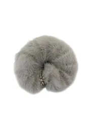 フォクシーブティック シュシュ グレー ヘアアクセサリー ミンクファー ノベルティ ITRUIT7FFWTC