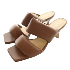 オデットエオディール Odette e Odile アローズ クッションベルト サンダル 24cm 茶 ブラウン /SS ■OS