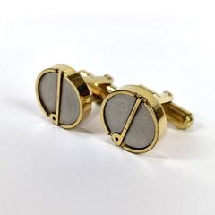 dunhill ダンヒル カフス カフリンクス メンズ dロゴ ゴールド