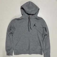 ナイキ エア ジョーダン グレー フーディー M (S級)