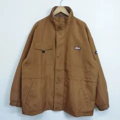 Coleman コールマン キリン ファイア KIRIN FIRE コラボ ロゴ ワッペン マウンテン ジャケット ジップアップ アウトドア キャンプ 企業 ブラウン系 C131のサムネイル