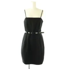 セオリー Theory ワンピース ミニ キャミソールワンピ ウール 2 黒 /HK