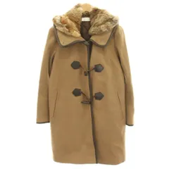 B&Y ユナイテッドアローズ BEAUTY&YOUTH ビューティー&ユース メルトンファーフードライナーコート ダッフルコート 中綿 M ベージュ /HN