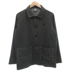 ニューバランス NEW BALANCE THE CITY アウターウェア デニムライク シャツジャケット ロゴ刺繍 S 黒 ブラック AMJ45091 /GV