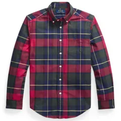 【新品】ラルフローレン 長袖オックスフォード チェックシャツ