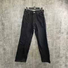 【T-357】Wrangler デニムパンツ メンズ M ブラックデニム ジーンズ ストレートパンツ ラングラー 黒デニム アメカジ カジュアル 古着 メンズデニムパンツ