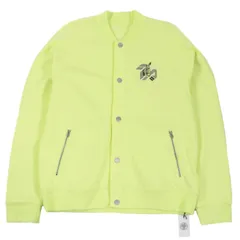 未使用品□HERMES エルメス 23SS Chevaux en Symetrie シュヴォー アン シンメトリー セリエボタン ホースロゴ ラムレザーパッチ ブルゾンジャケット スタジャン ライトグリーン イタリア製 正規品 メンズ Mサイズ相当のサムネイル