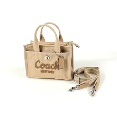 COACH　コーチ　CZ098　カーゴ トート バッグ 20　2WAYバッグ　ハンドバッグ　ショルダーバッグ　クロスボディ　ミニバッグ　ベージュ