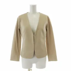 タルボット TALBOTS ノーカラージャケット ノーベント 2 S ベージュ /XK ■GY99