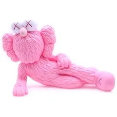 MEDICOM TOY (メディコムトイ) ×KAWS OPEN EDITION TIME OFF カウズ タイムオフ フィギュア ビニールトイ ソフビ ピンクのサムネイル