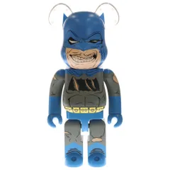 MEDICOM TOY (メディコムトイ) BE@RBRICK BATMAN THE DARK KNIGHT TRIUMPHANT ベアブリック バットマン ザダークナイトトライアンファント フィギュア 人形 1000% グレー/ブルー