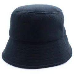 Yohji Yamamoto (ヨウジヤマモト) メルトンバケットハット ブラック UU-H56-923のサムネイル