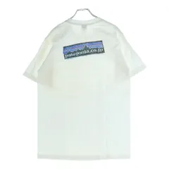 PATAGONIA (パタゴニア) 90S VINTAGE ヴィンテージ ロゴプリント クルーネック 半袖Tシャツ カットソー ホワイト