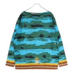 HERMES (エルメス) Ouvrard & Villars 総柄 長袖Tシャツ カットソー マルチカラーのサムネイル