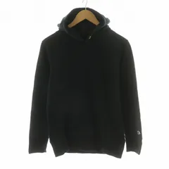 チャンピオン CHAMPION プルオーバーパーカー スウェット トレーナー 長袖 ワッペン S ブラック CSS5111 /NQ