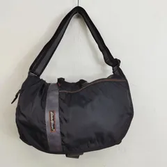 Eddie Bauer エディーバウアー ショルダー メッセンジャー バッグ 斜め掛け A4 収納 ナイロン ロゴ アウトドア ブラック VINTAGE BAG C137のサムネイル