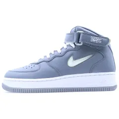 NIKE (ナイキ) AIR FORCE 1 MID QS NYC COOL GREY エアフォース1 ニューヨーク ミッドカットスニーカー グレー US6.5/24.5cm DH5622-001 レディース