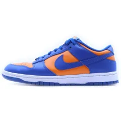 NIKE (ナイキ) DUNK LOW RETRO KNICKS ダンク レトロ ニックス ローカットスニーカー ブルー/オレンジ US10/28cm DV0833-800