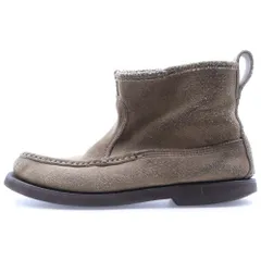 RUSSELL MOCCASIN (ラッセルモカシン) ノックアバウト モックトゥ スウェードレザー ブーツ ベージュ