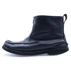 RUSSELL MOCCASIN (ラッセルモカシン) ノックアバウト モックトゥ レザー ブーツ ブラック