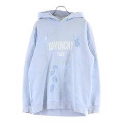 GIVENCHY 水色 フード付きパーカー - メルカリ