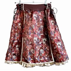 OZZ ONESTE オッズオネスト オッズオン ジップ 編み上げ スカート