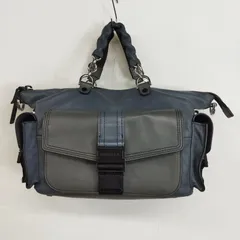 DIESEL ディーゼル MISS-MATCH ミスマッチ ハンド バッグ Y2K レザー 革 グレー系 archive BAG ロゴ C138