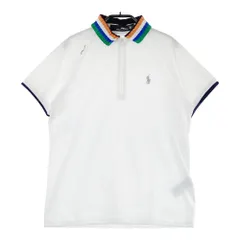 サイズ：SP RLX ラルフローレン  ハーフジップ半袖ポロシャツ  ホワイト系 [240101635047] ゴルフウェア レディース ストスト