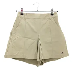 【超美品】トミーヒルフィガー キュロットスカート ベージュ 裾ロゴ刺しゅう レディース XS ゴルフウェア Tommy Hilfiger Golf