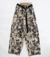 美品☆パラスパレス☆ボタニカル インディゴ染 イージーパンツ - メルカリ