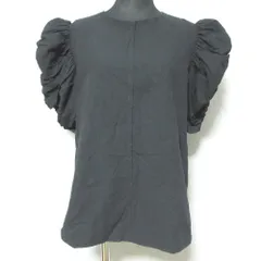 美品 RIKO TOKYO リコ Watagarshi blouse ボリュームスリーブ ブラウス R231FB013-09F1 サイズF ブラック レディース 古着 中古 USED リコ RIKO TOKYO Watagarshi blouse ブラウス カットソー 五分袖