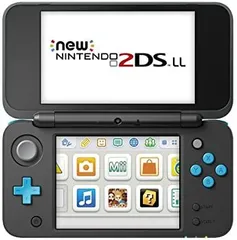 【中古】(非常に良い)Newニンテンドー2DS LL 【ブラック×ターコイズ】3DSのゲームが遊べる