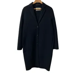 美品 Acne Studios アクネストゥディオズ Single breasted Wool Coat リバー チェスターコート サイズ32 ブラック レディース 古着 中古 USEDのサムネイル