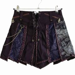 OZZ ONESTE オッズオネスト オッズオン ジップ 編み上げ スカート