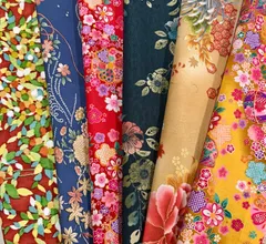 着物はぎれ まとめ売り 和柄 化繊・綿 リメイク用素材セット