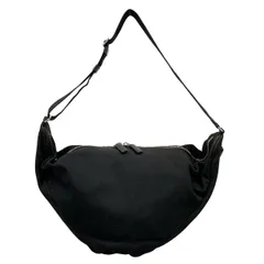 PRADA(プラダ) ショルダーバッグ トライアングル キャンバスバッグ 黒