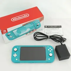 [KO]動作確認済　ニンテンドースイッチライト　Nintendo Switch Lite　ターコイズ　箱有り　本体