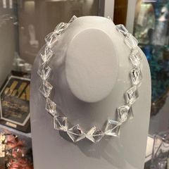 GRA証明書付き】モアサナイト テニスネックレス 18K GP 5mm 大粒