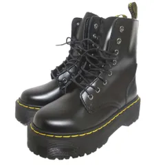 未使用 DR. MARTENS ドクターマーチン JADON 厚底 サイドジップ 1460 8ホールブーツ ショートブーツ UK3 22cm ブラック レディース 古着 中古 USED
