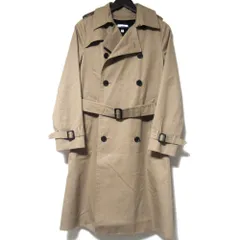 良品 HYKE ハイク 定番モデル ライナー付き ダブルブレスト トレンチ