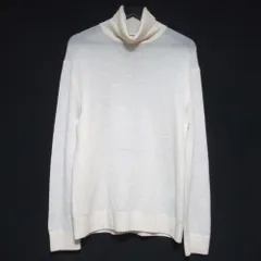 美品 JIL SANDER+ ジルサンダープラス タートルネック 長袖 ニット セーター サイズ46 アイボリー メンズ 古着 中古 USEDのサムネイル