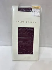 新品☆RALPH LAUREN ラルフローレン 50デニール プレーティングタイツ M〜L ワイン