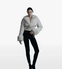 (新品) オドア ファー クロップド ダウン (25年) ODOR Trich colla